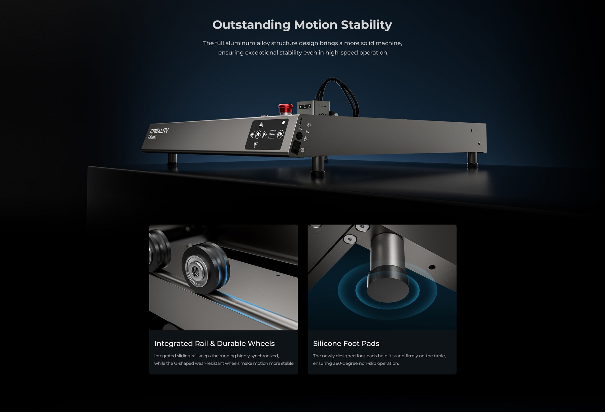 Creality Falcon2 Laser Engraver 22W Engraving Cutting Machine Integrated Air Assist - CREATORALLY