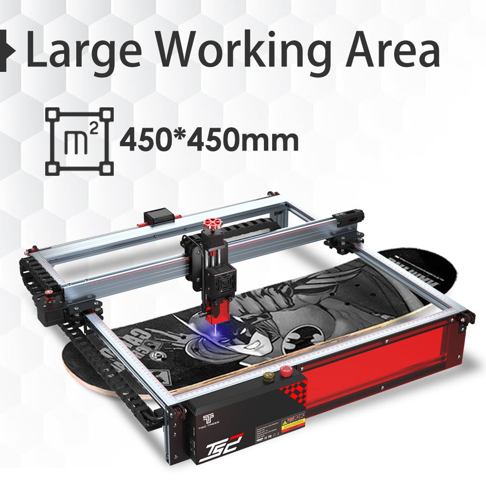 TS2 10W Diode Laser Engraver Auto Focus Engraving Machine 450x450mm - CREATORALLY