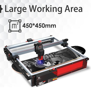 TS2 10W Diode Laser Engraver Auto Focus Engraving Machine 450x450mm - CREATORALLY