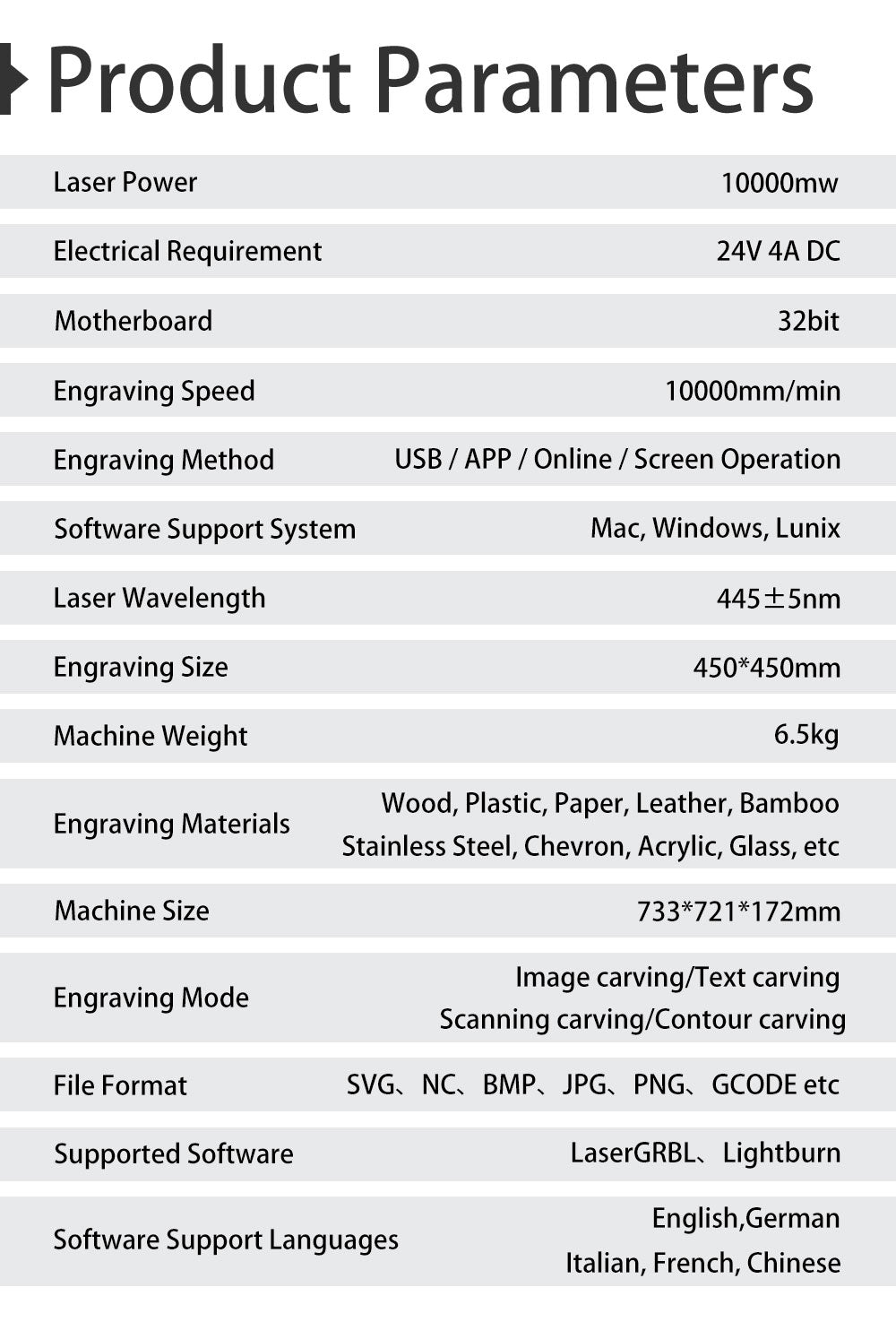 TS2 10W Diode Laser Engraver Auto Focus Engraving Machine 450x450mm - CREATORALLY