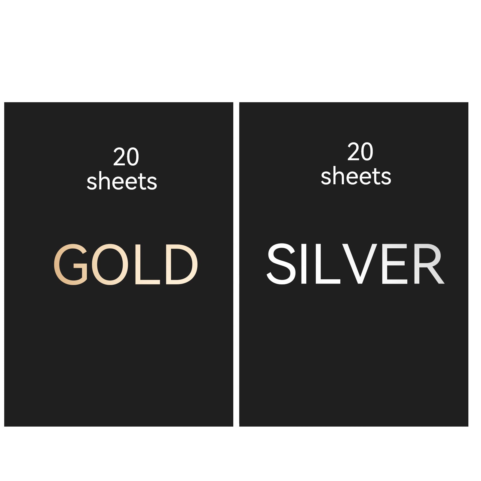 40 Sheets A4 Gold Silver Magic Scratch Paper Crafts