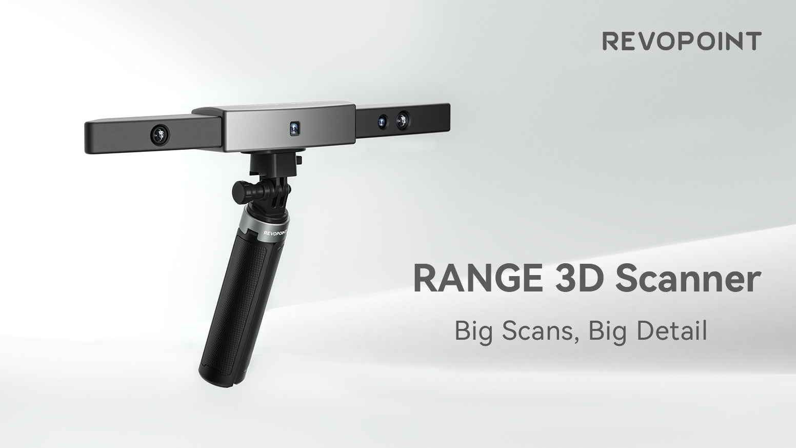 Revopoint RANGE Standard 3D Scanner Infrared Structured Light Scanner for Large Objects 0.1mm Precision - CREATORALLY