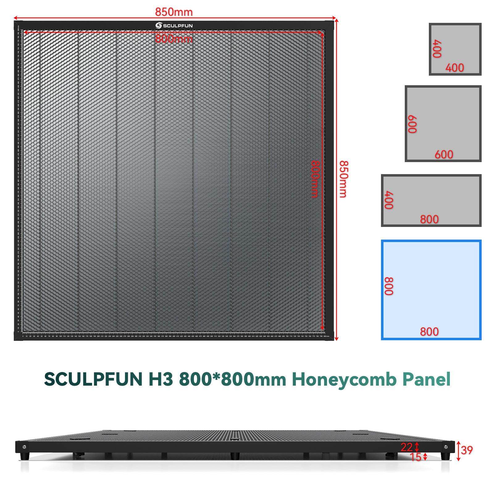 SCULPFUN H3 Laser Cutting Honeycomb Panel Workbench - CREATORALLY