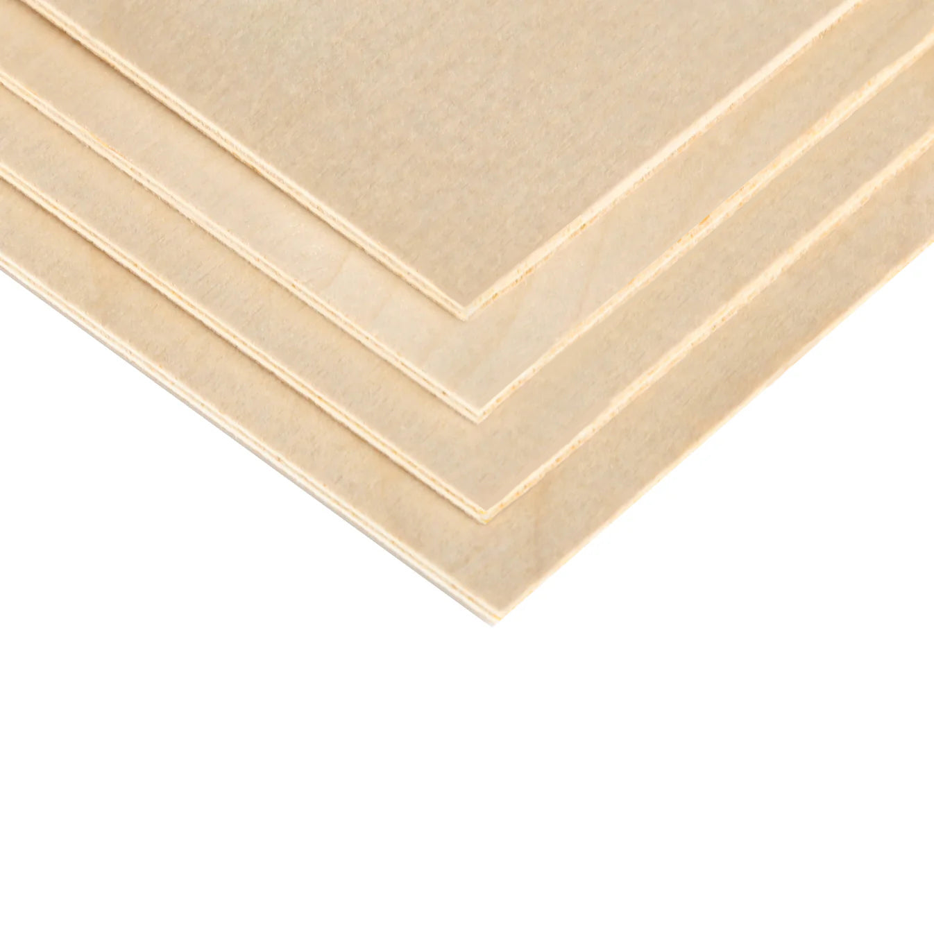 Creatorally Thin Wood Sheets 1/8" 4pcs A4 Birch Plywood 8.46"x12" Painting&Drawing