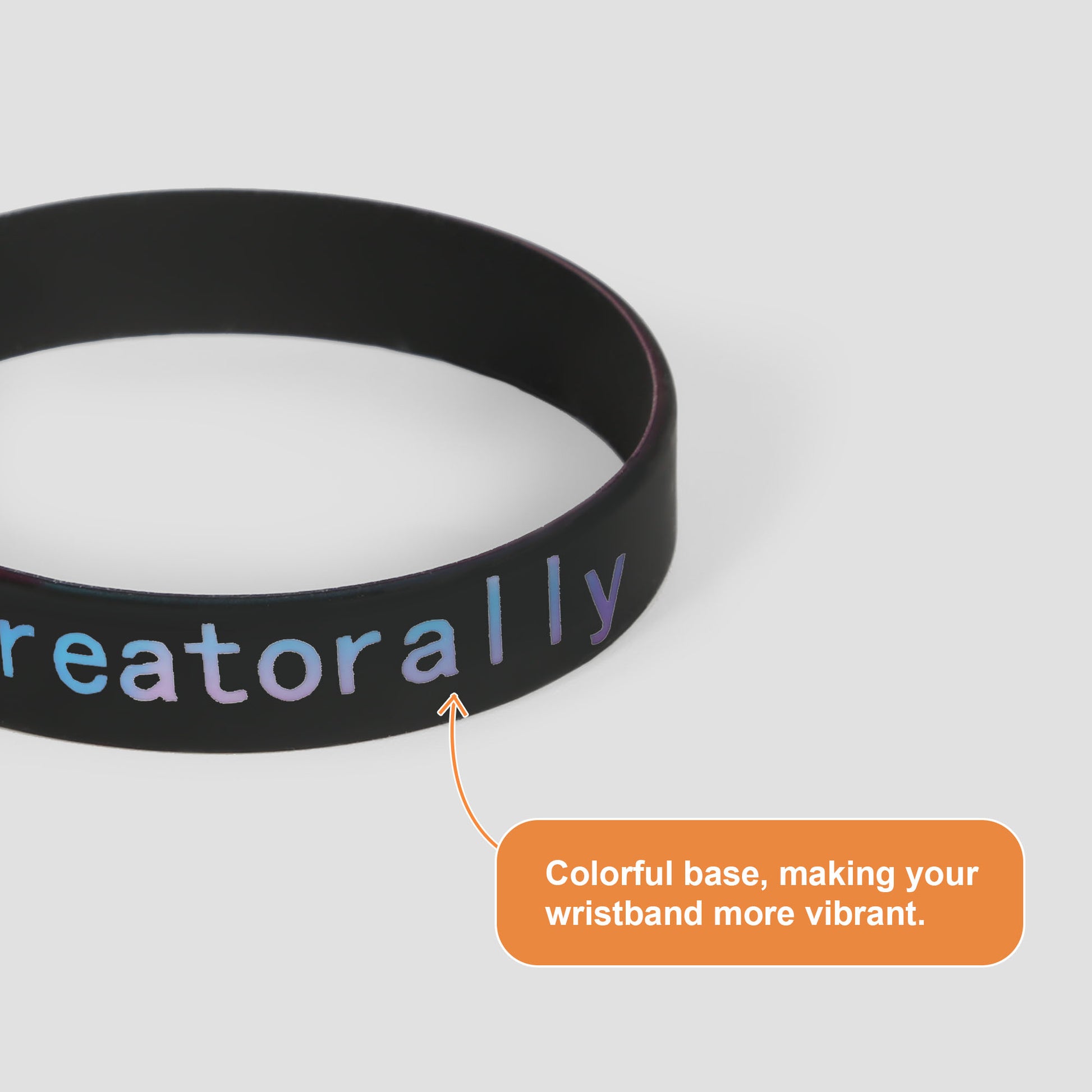 Creatorally 16 PCS Customizable Laser-engraving Silicone Celebration & Inspirational Wristband