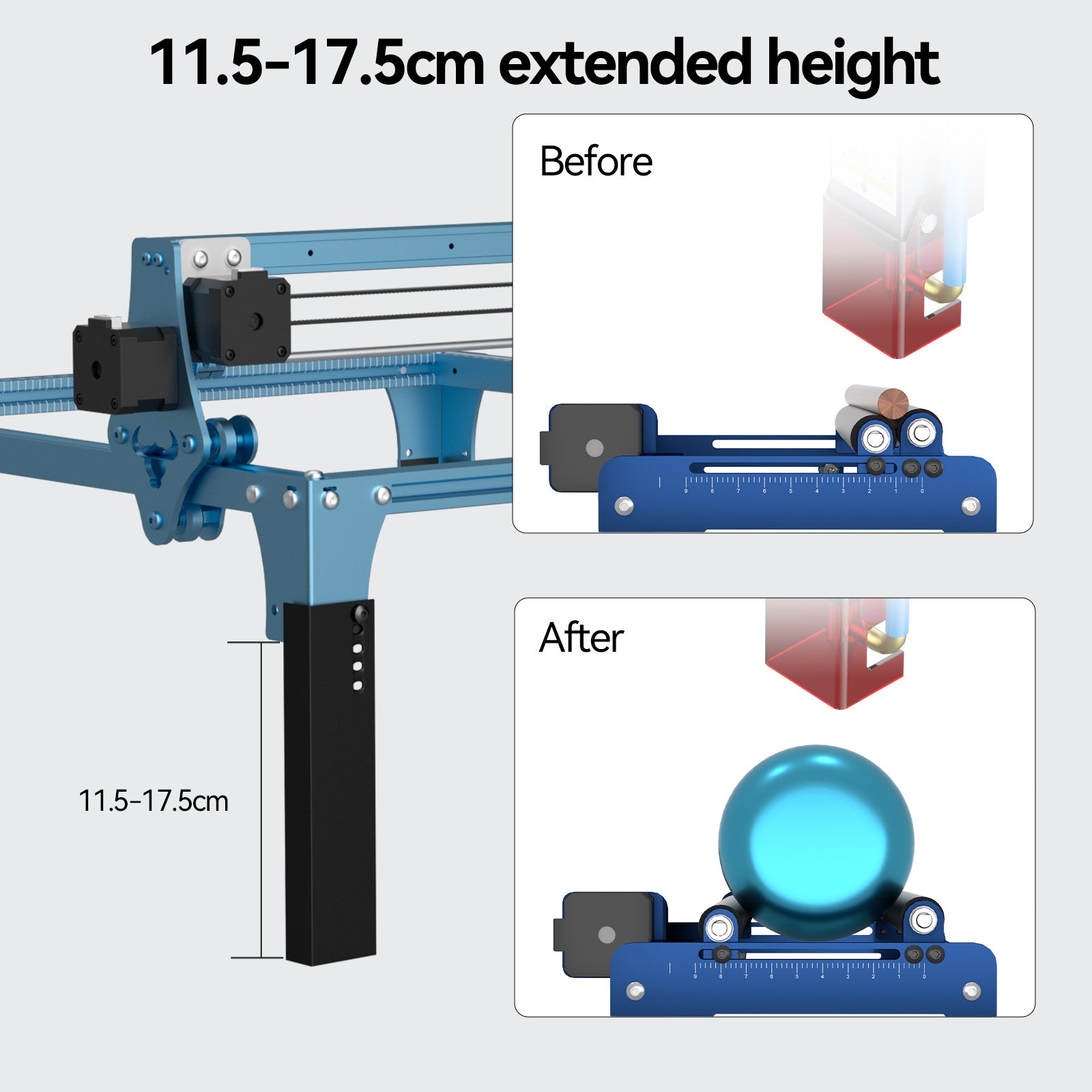 Creatorally Rotary Roller– Compatible with Most Engraving Machines