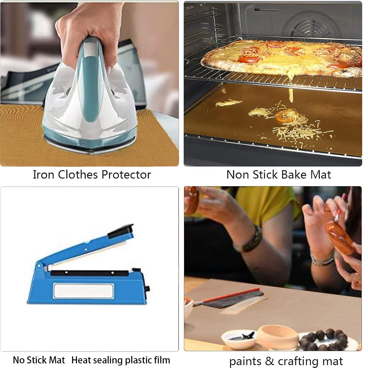 600°C Heat Press Teflon Sheet: 30x100cm Professional Craft Mat