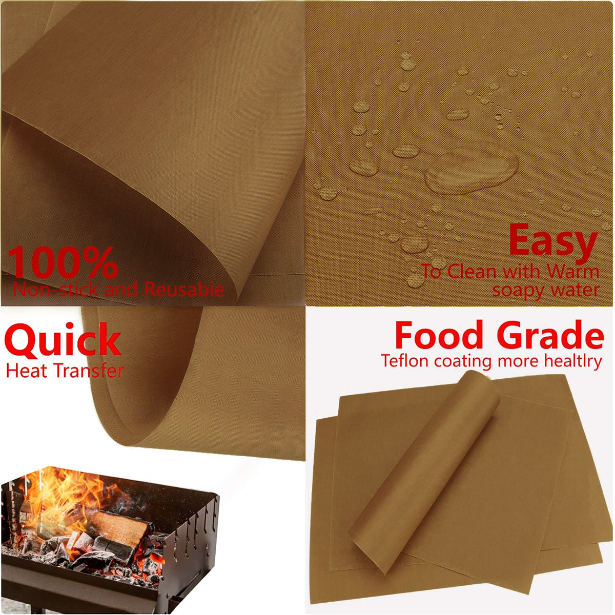 600°C Heat Press Teflon Sheet: 30x100cm Professional Craft Mat