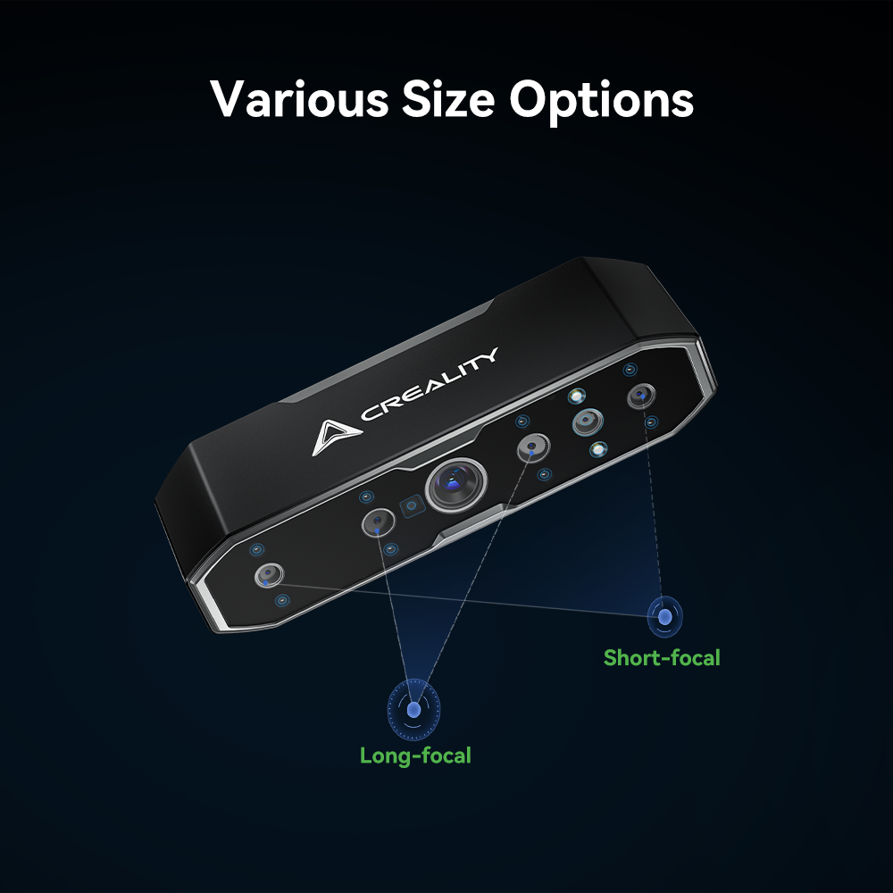 CR-Scan Otter 3D Scanner 0.02mm Creality Accuracy Anti-shaking with Four-lens Stereo Vision(BR)