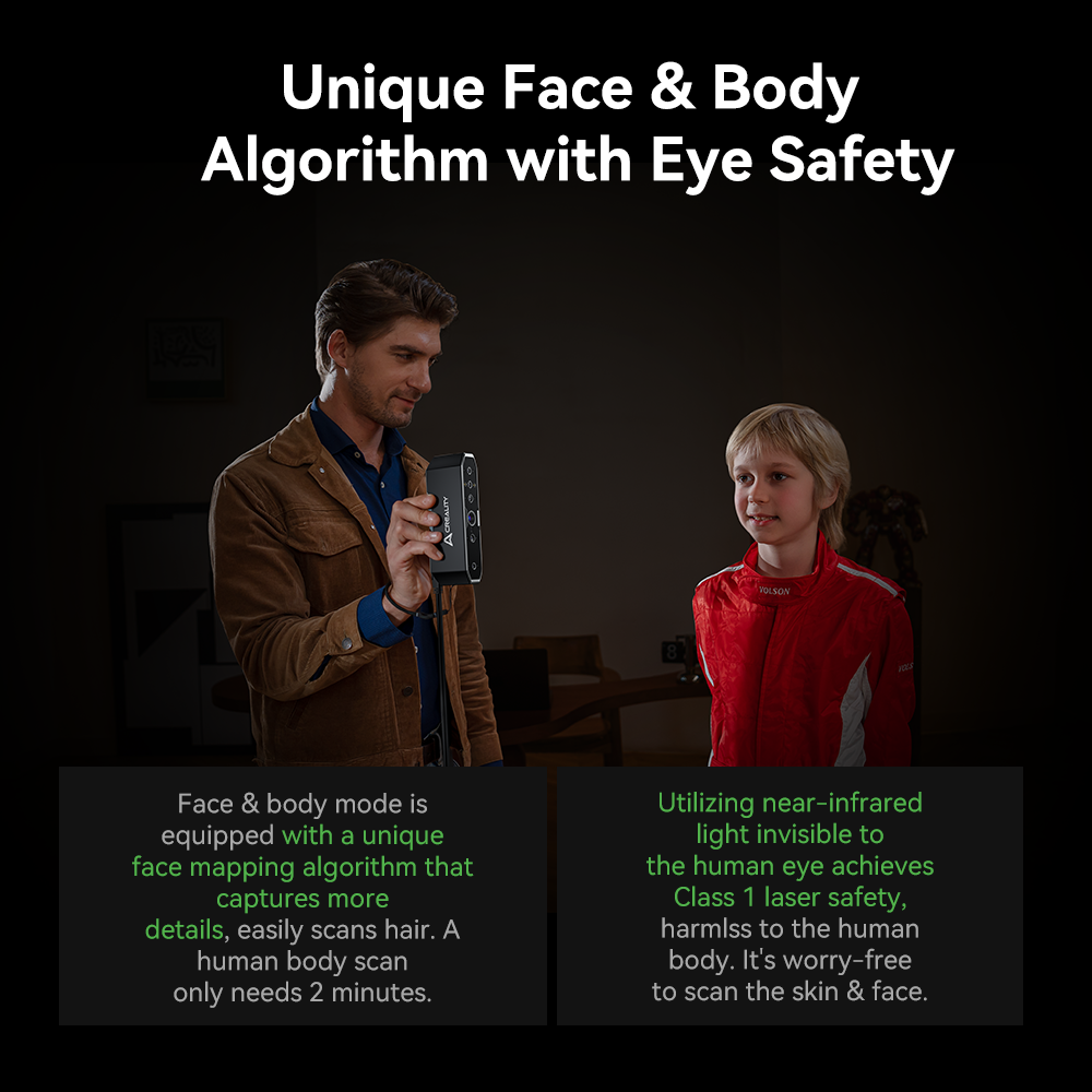 CR-Scan Otter 3D Scanner 0.02mm Creality Accuracy Anti-shaking with Four-lens Stereo Vision(BR)