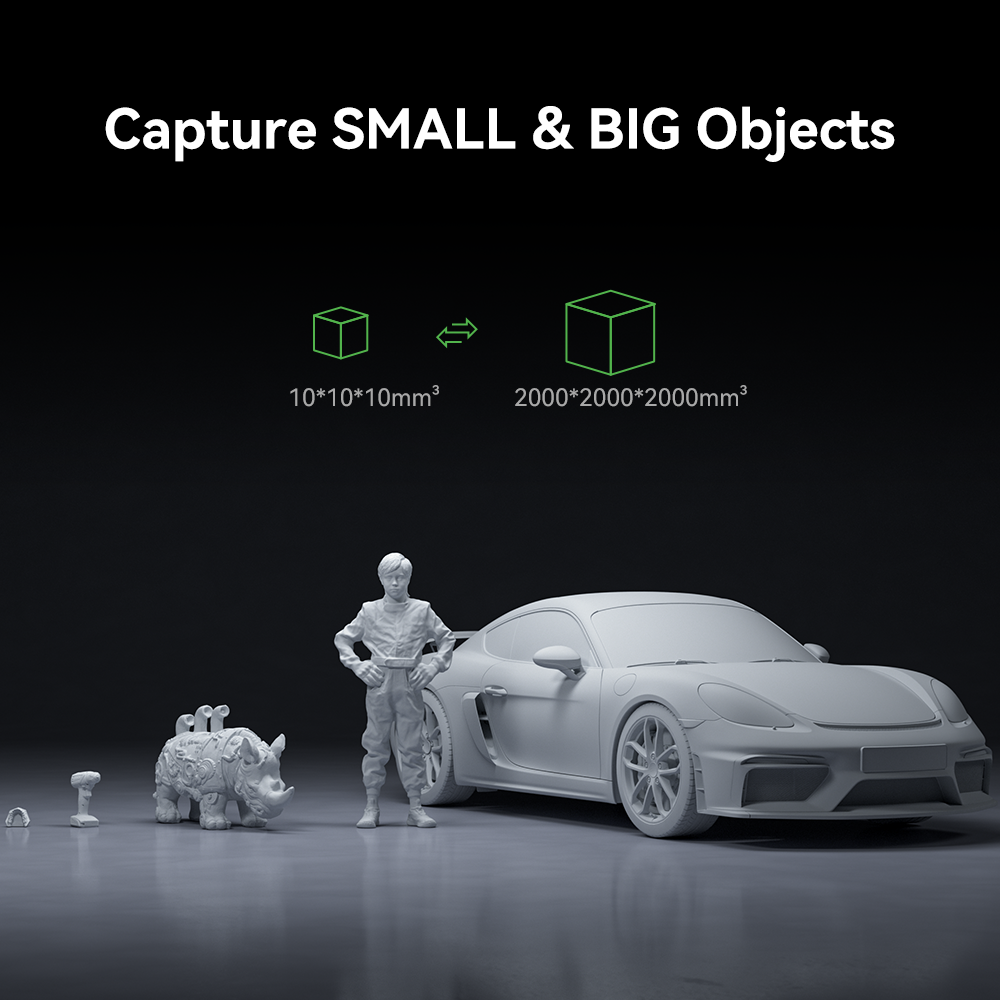 CR-Scan Otter 3D Scanner 0.02mm Creality Accuracy Anti-shaking with Four-lens Stereo Vision(BR)