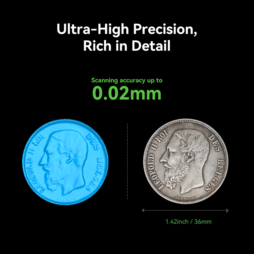CR-Scan Otter 3D Scanner 0.02mm Creality Accuracy Anti-shaking with Four-lens Stereo Vision(BR)