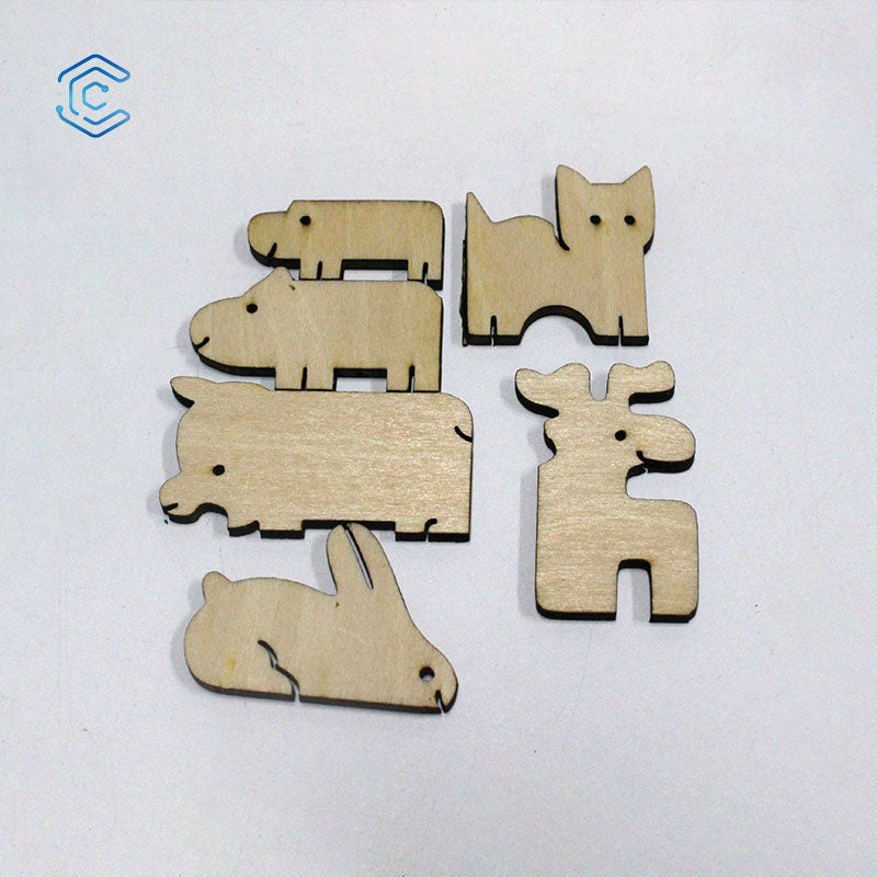 Animal Land Jigsaw Puzzle Laser Cutting File