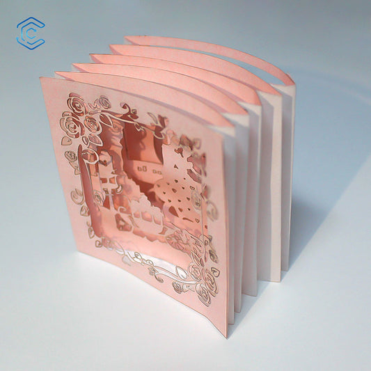 Valentine's Day Cinderella light box laser cutting file