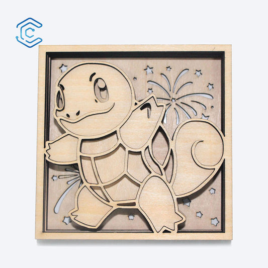 Valentine's Day Squirtle laser cutting file