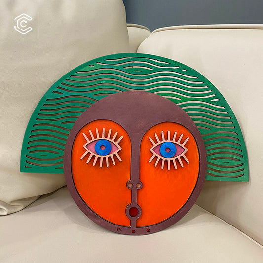 Wandbehänge im afrikanischen Ethno-Stil, Laserschneidedatei