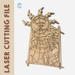Spiderman laser cutting file