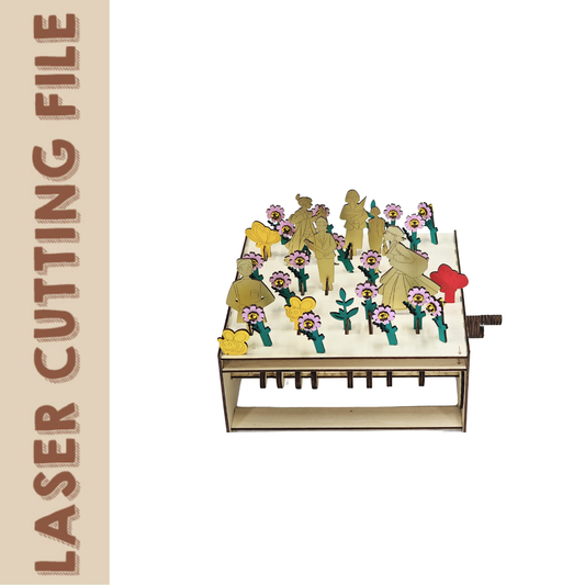 Mother’s Day 3D Puzzle SVG – Interactive Laser Cut Women Tribute DIY Kit