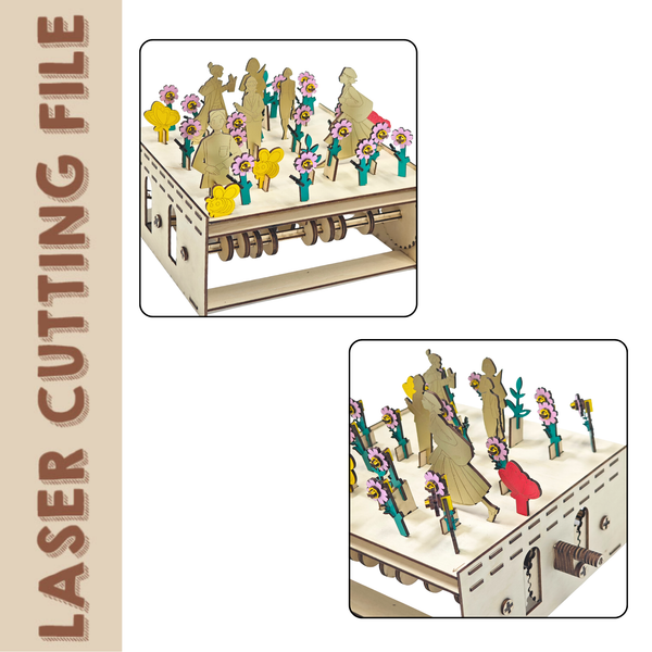 Mother’s Day 3D Puzzle SVG – Interactive Laser Cut Women Tribute DIY Kit