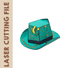 St. Patrick's Day Hat Treat Box | Laser Cut SVG for 3mm Plywood | Shamrock Candy & Snack Box