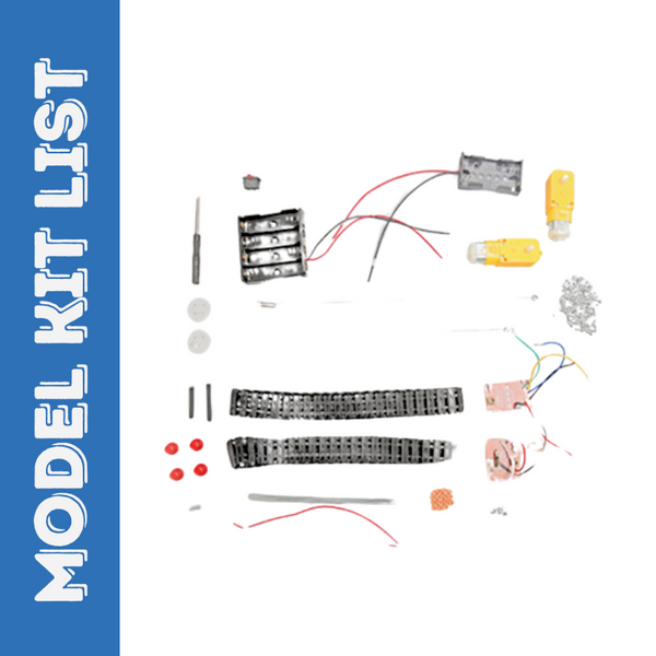 Kreativer DIY-Holzpanzer – Pädagogisches Motorspielzeug-Set 