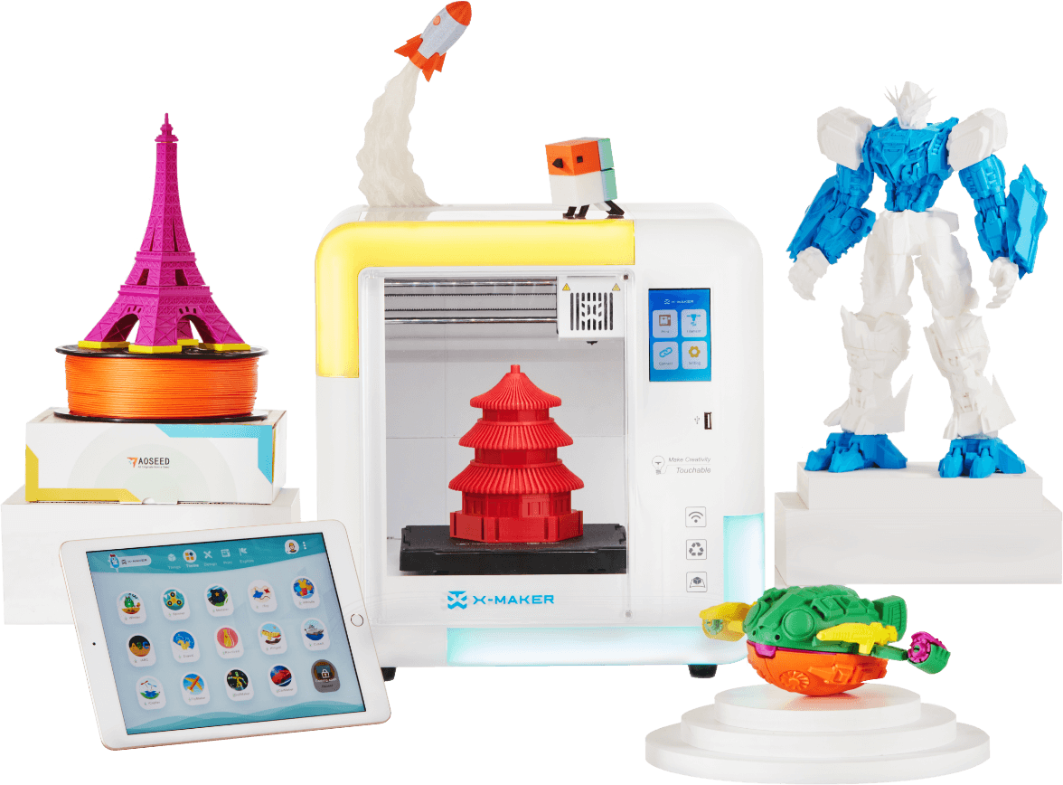 Home 3D Printers AOSEED XMAKER 3D Printer