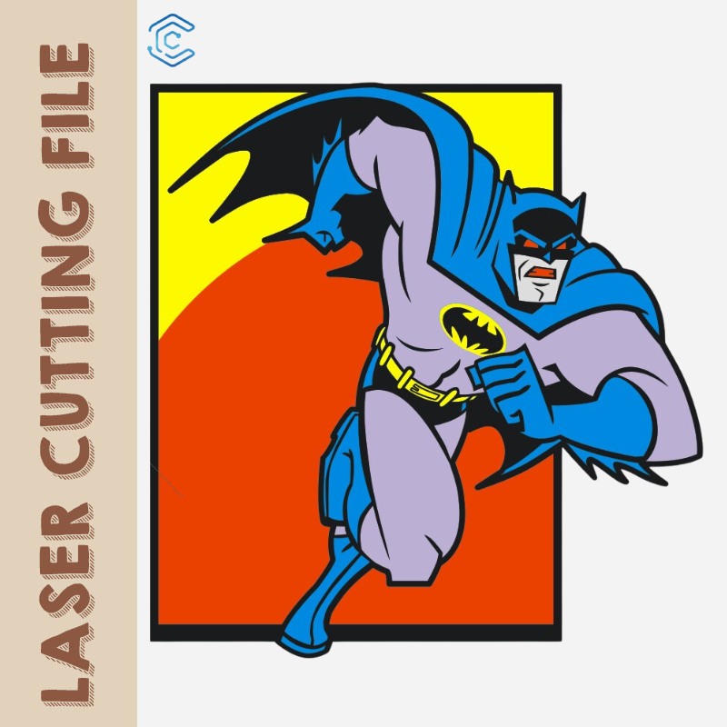 Batman laser cutting file