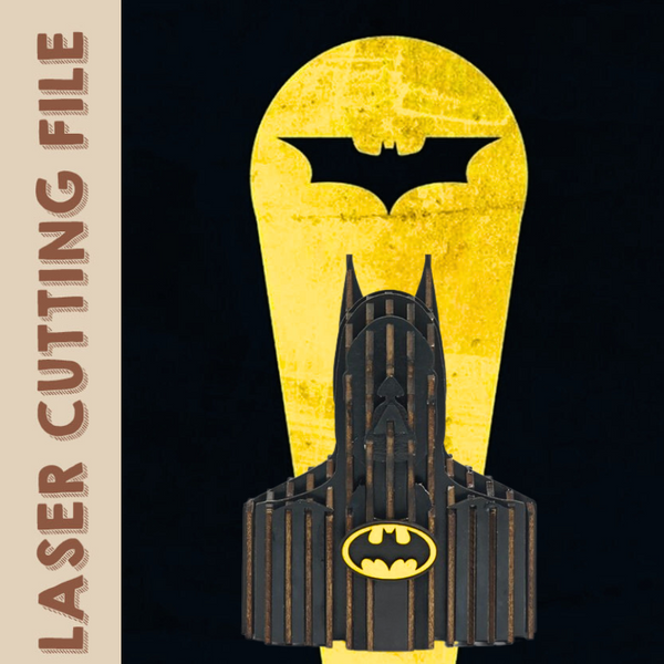 A Gotham Night – Dark Protector Batman 3D Puzzle Laserschneidedatei-Set
