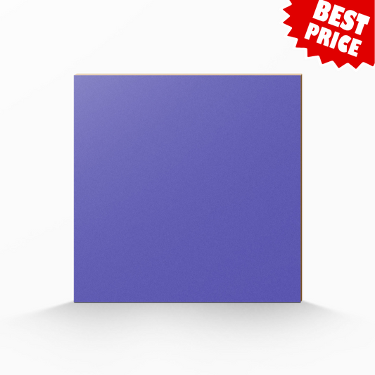 Creatorally Purple Solid-Color Plywood Sheets – 8pcs 12"x12" 3mm, DIY & Laser-Safe