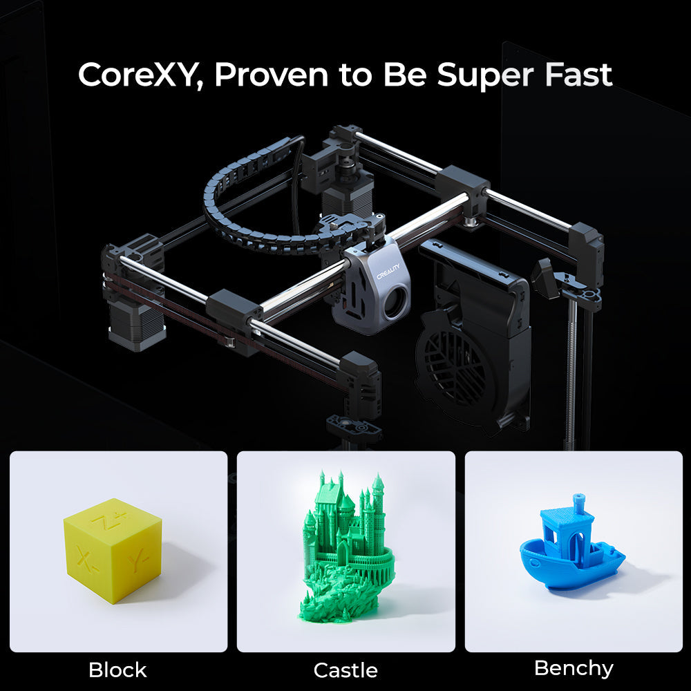 Creality K1C 3D Printer 600mm/s High Speed Printing Clog-free Direct Extruder with AI Camera