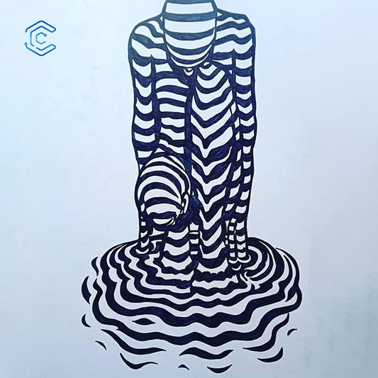 Human Mural Wall Art Decor laser cutting file