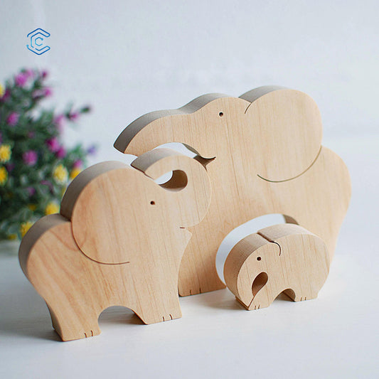 Elefantenfamilie Laserschneidedatei