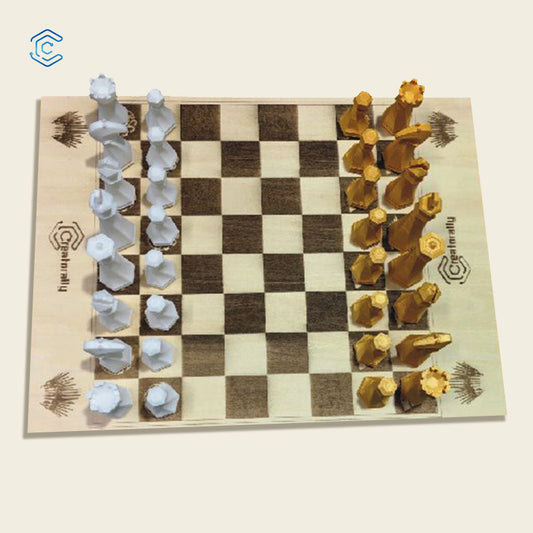 Chess board engraving laser file