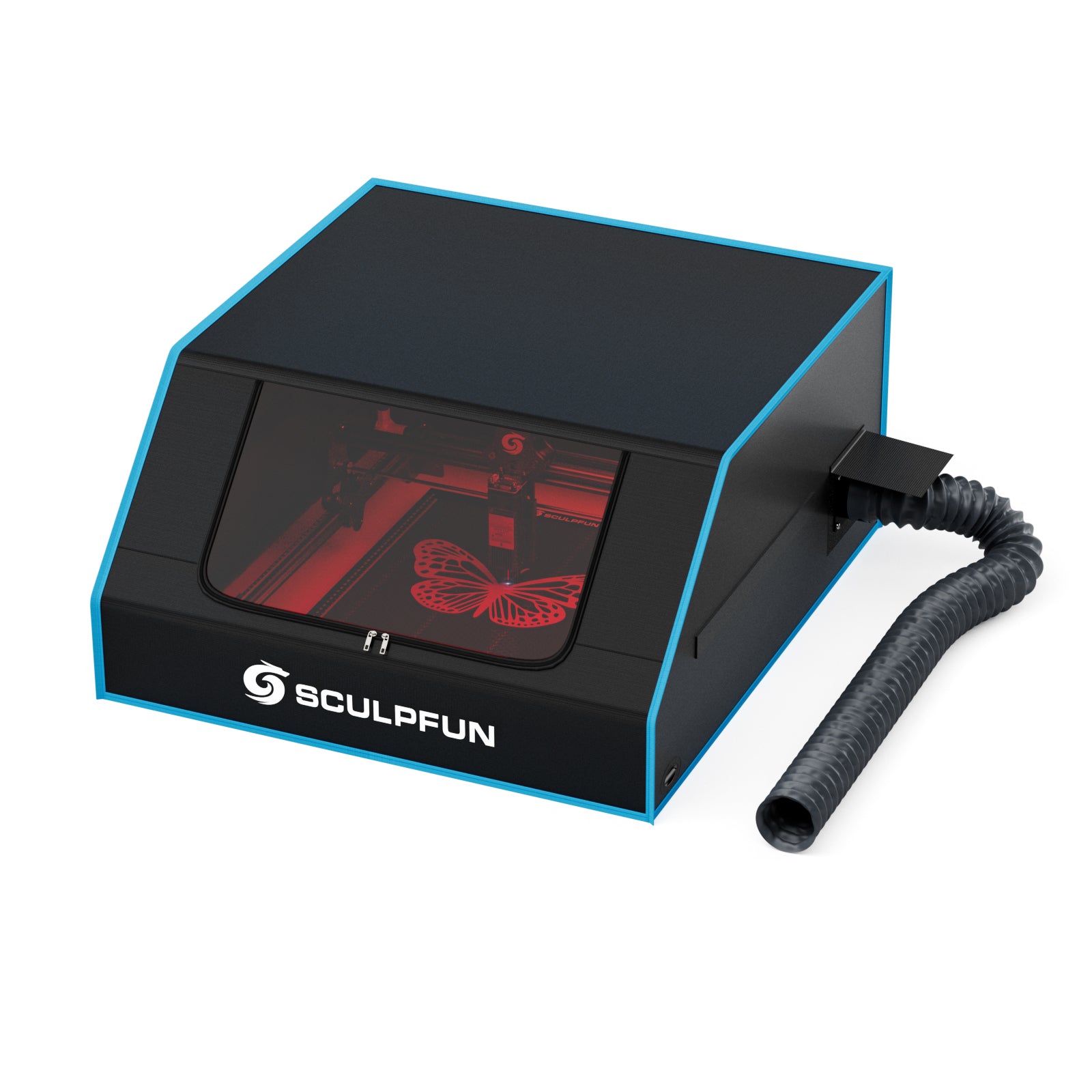 SCULPFUN B1 Enclosure Smokeproof Fireproof Protective Box with Fan for Laser Engraving Machine