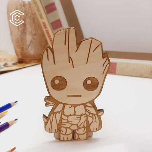 Young Groot engraving laser file