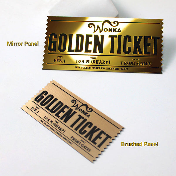 WONKA Golden Ticket Laser Engraving File