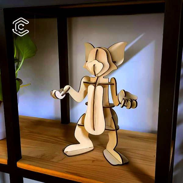 Tom decorative desk hanger laser cutting file