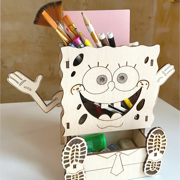 Spongebob stationery stand laser cutting file