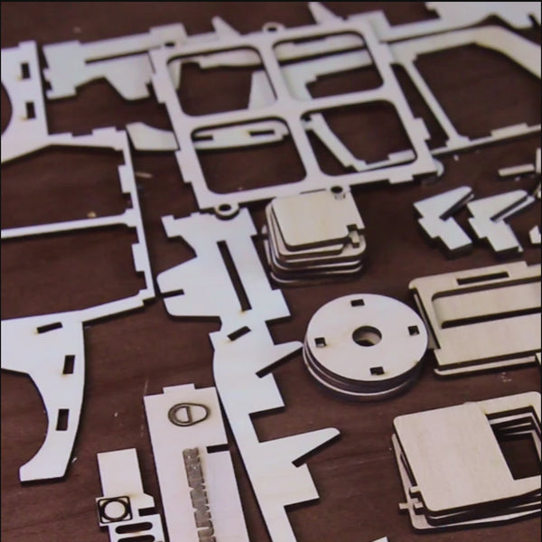 Hummer Pickup 3D Wooden Puzzle Laser Cutting File - DIY Craft for Vehicle Enthusiasts