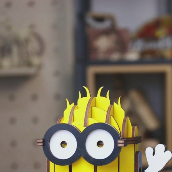 Adorable Minions 3D Puzzle – Fun Laser Cutting File for Craft Lovers