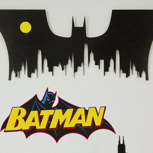 Batmobile & Gotham Skyline - 3D Puzzle Laser Cutting File