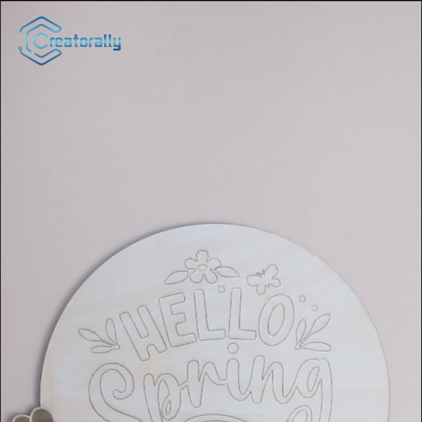 Spring Door Sign Decoration video