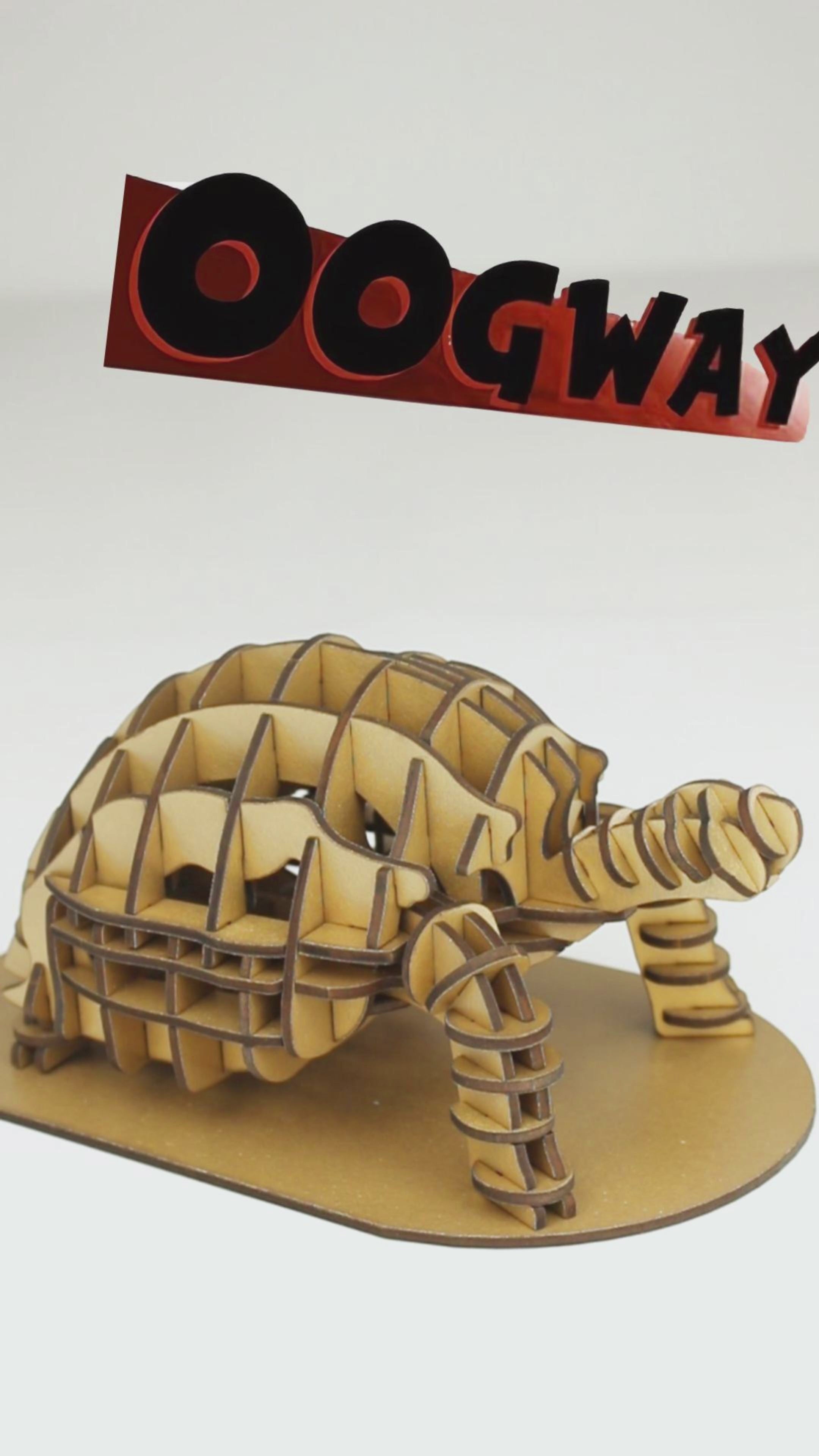 Master Oogway Inspired 3D Turtle Puzzle - Laser Cutting File
