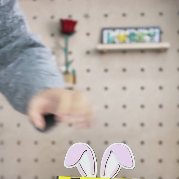 Cute Easter-themed napkin box design for Glowforge and Cricut