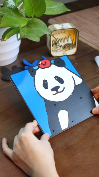 Multilayer Panda Home Décor – Laser Cutting File