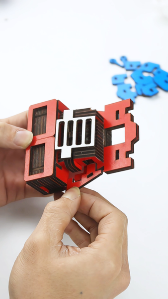 Optimus Prime 3D Robot Hero Puzzle - Laser Cutting File for Legendary Leader