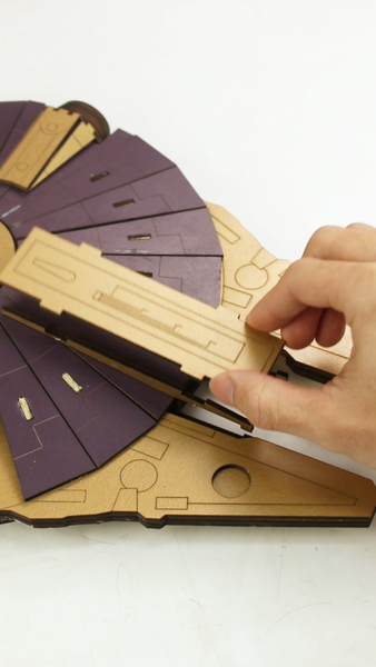 Millennium Falcon 3D Puzzle Laser Cutting File - Perfect for Star Wars Fans