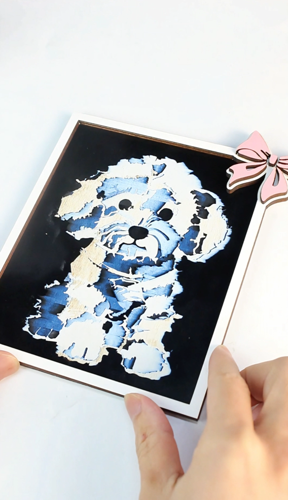 Creatorally 8pcs 3-Layer Colored Scratch Plywood – 12"x12" Laser Engraving Sheet