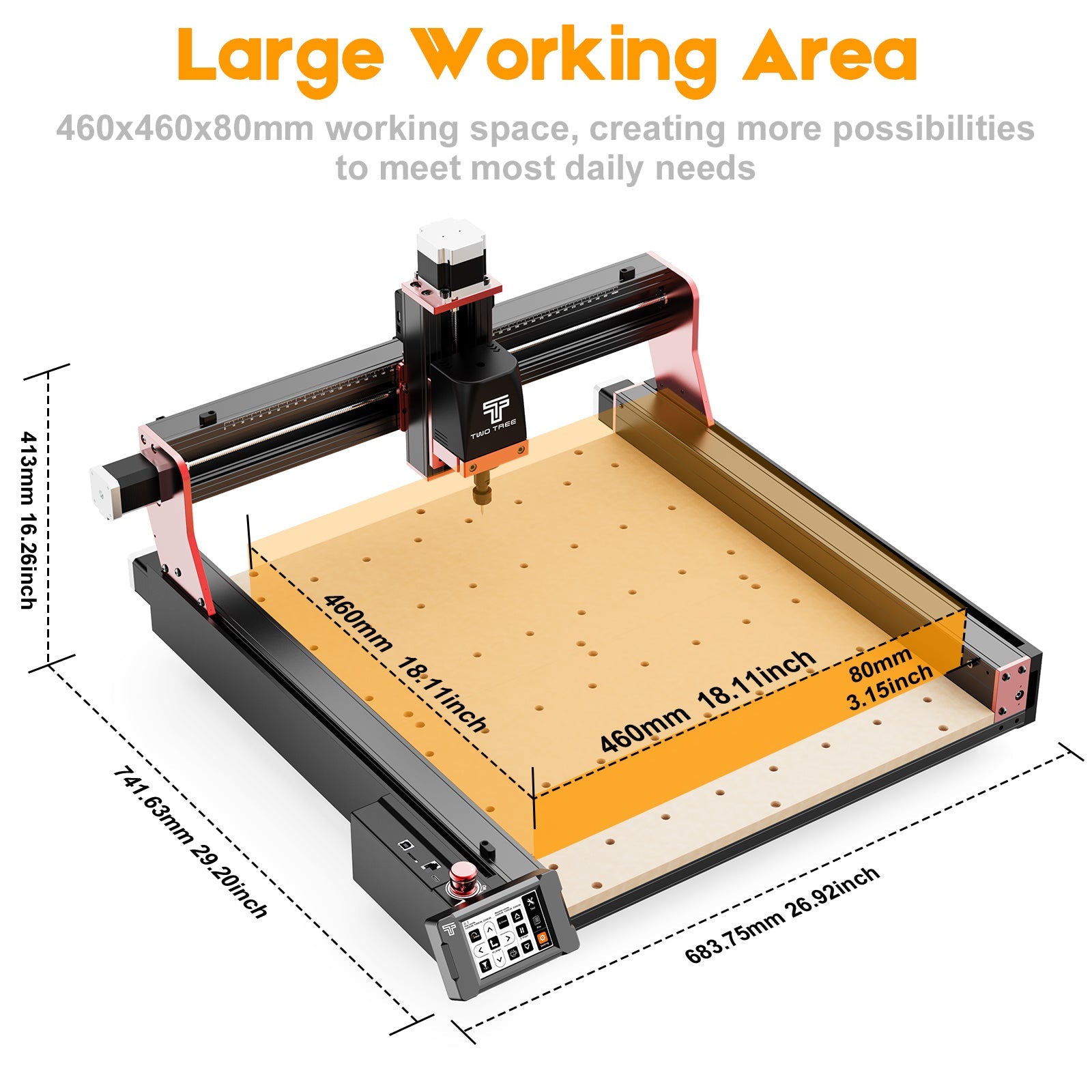 TwoTrees TTC 450 Pro CNC Router Machine