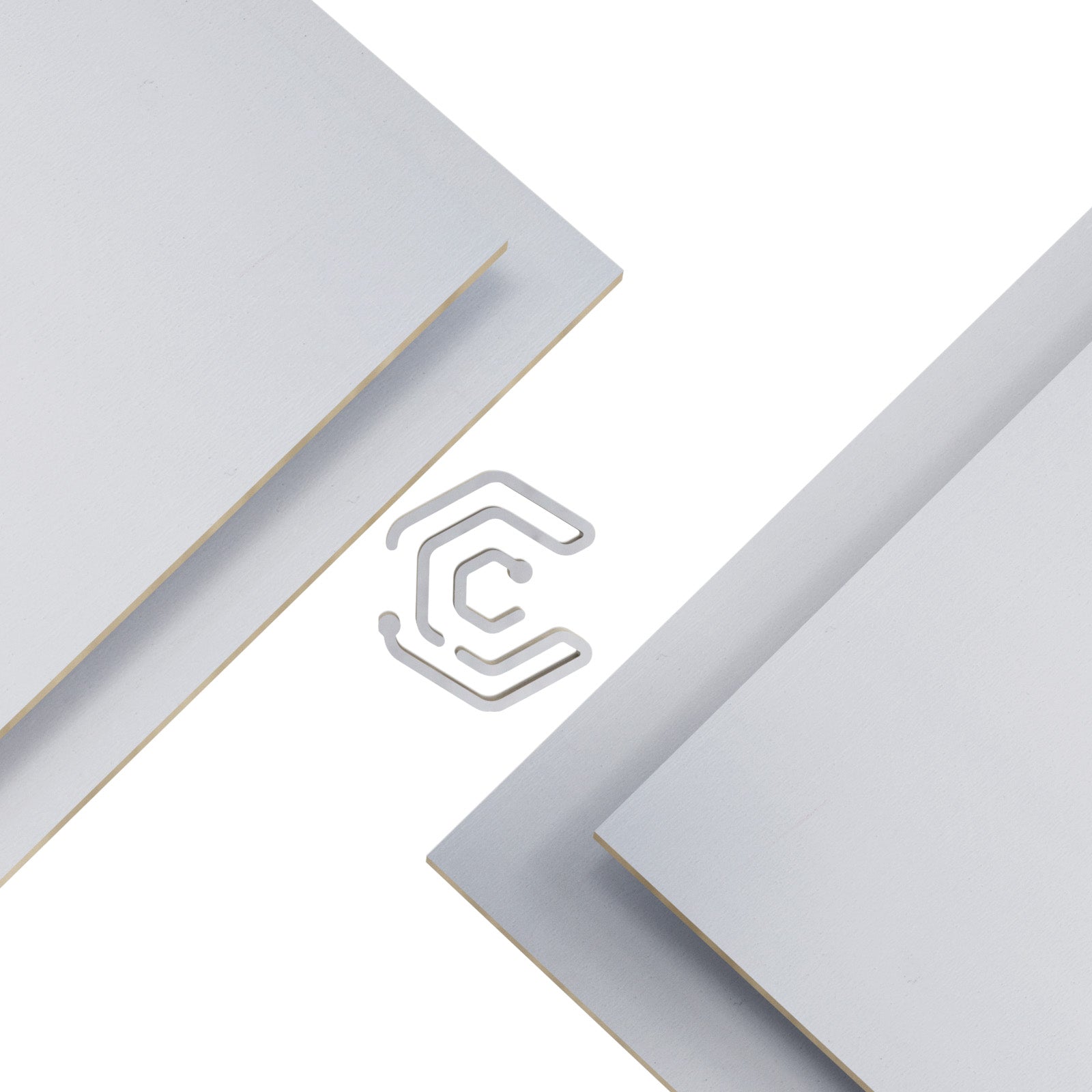 Creatorally Eco-Friendly Solid-Color Plywood – 4pcs 12"x12" 3mm, Double-Sided & Laser-Safe